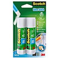 Scotch 6242C - Barra adhesiva de 21 g- transparente- pack de 2